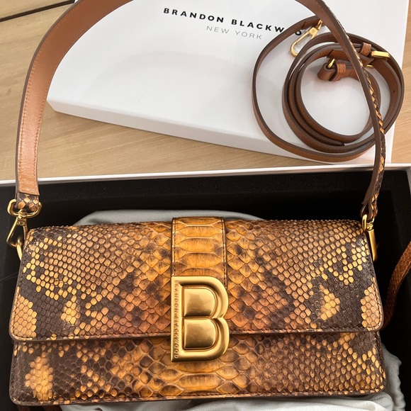 Brown Leather Shoulder Bag - Picture 3 of 3